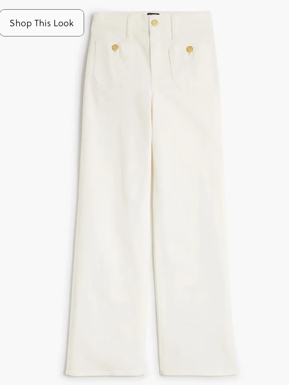 J. Crew Factory Slim wide-leg Sailor jean in all-day stretch